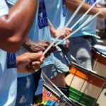 drummers in the parade