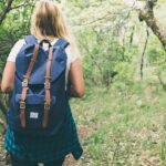 backpack, bag, woman