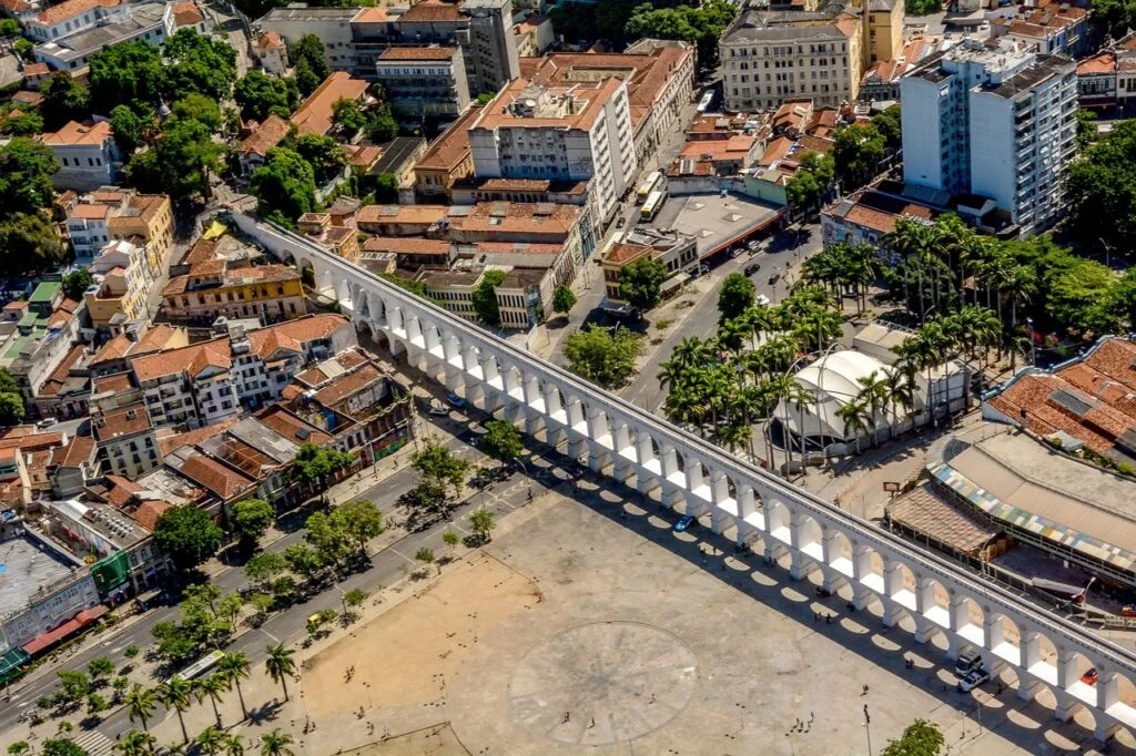 brazil, rio, landscape, tourism, lapa, arcos, downtown, city, nature, summer, sky, viewpoint, landmark, vacations, stunning, aerial, helicopter