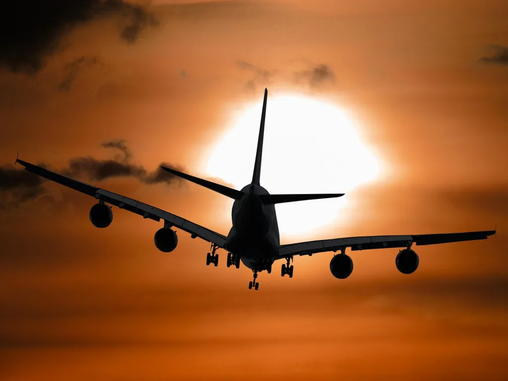 plane, vacations, nature, sun, tourism, summer, summer holidays, winter vacation, vacation, mood, heaven, flying, airport, sunset, backlighting, free, begin, landing, good morning