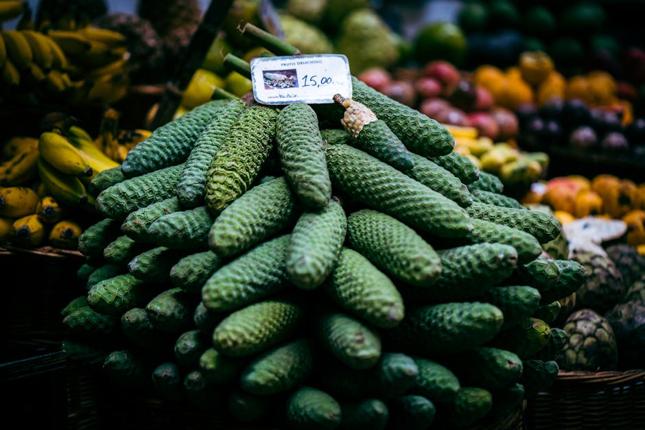 Brazilian fruit market stall