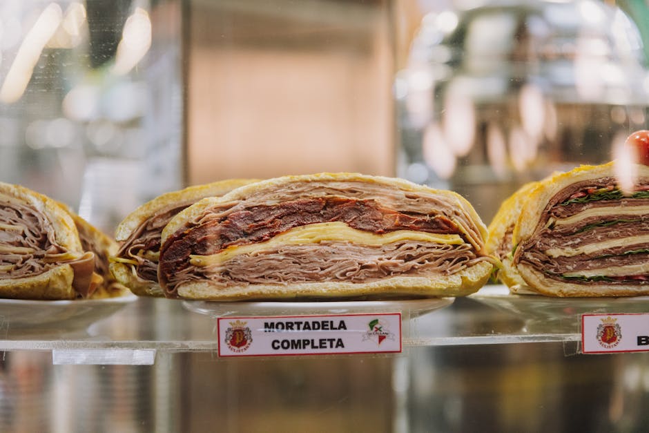 Mercadão São Paulo mortadella sandwich