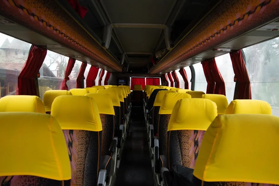 Brazilian long-distance bus interior