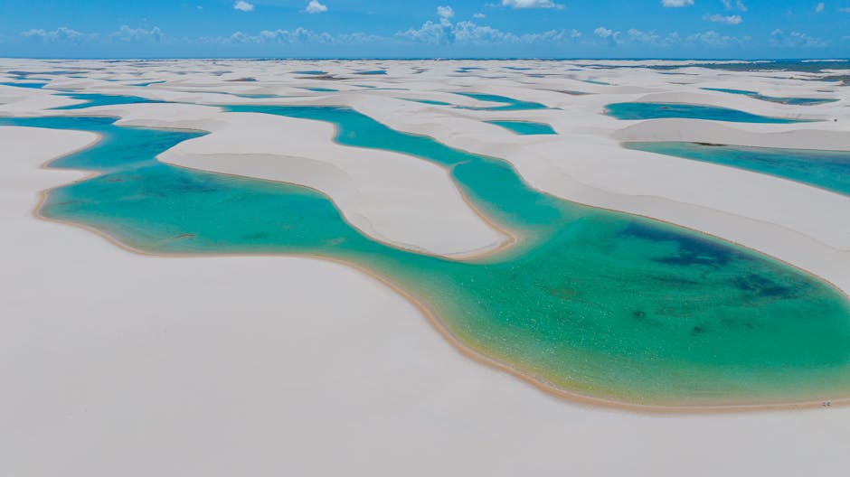 Lençóis Maranhenses lagoons Brazil