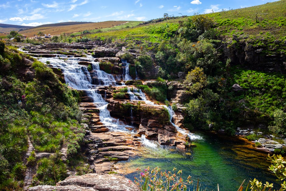 Chapada dos Veadeiros waterfall Brazil