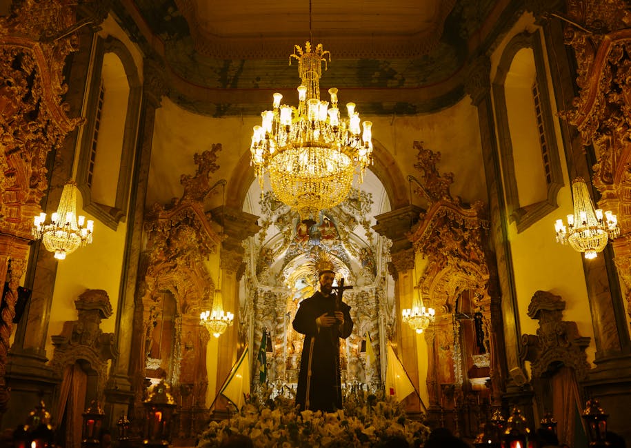 Gilded interior São Francisco Church Salvador