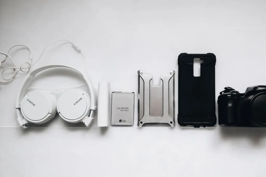 travel electronics and adapter