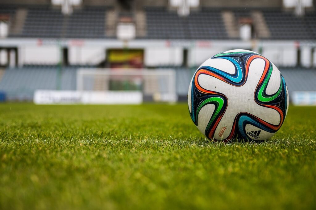 ball, soccer ball, soccer, football, stadium, sport, football stadium, football field, field, soccer field, grass, nature, game