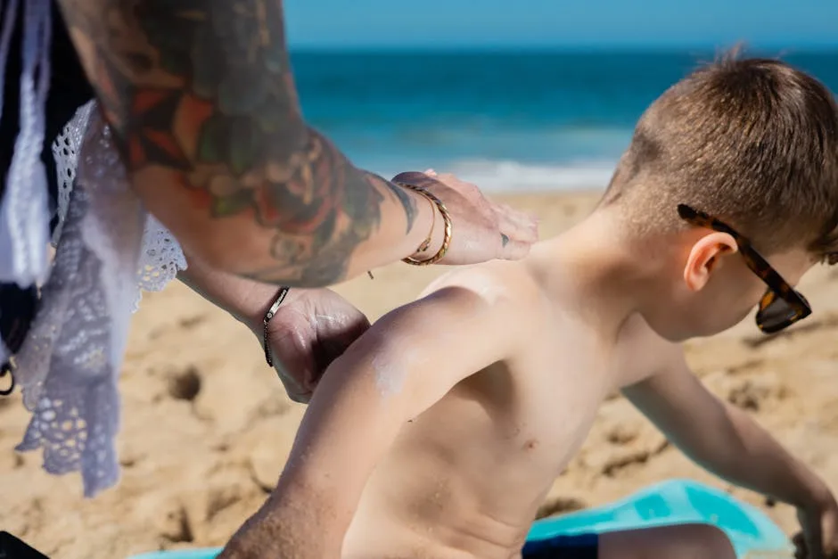 tropical beach sun protection in Brazil