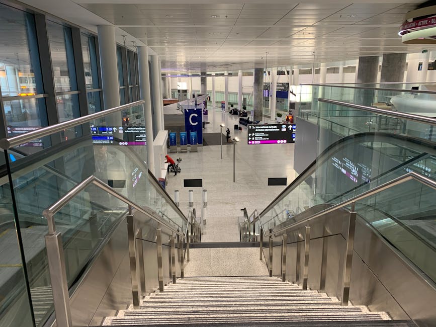 modern airport terminal inside Brazil