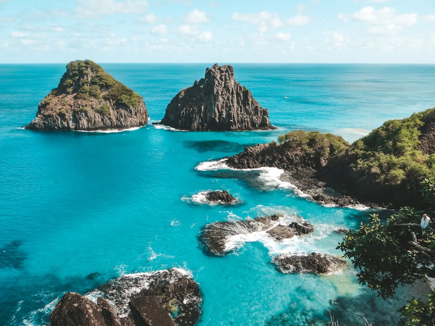 tropical island landscape inside Brazil