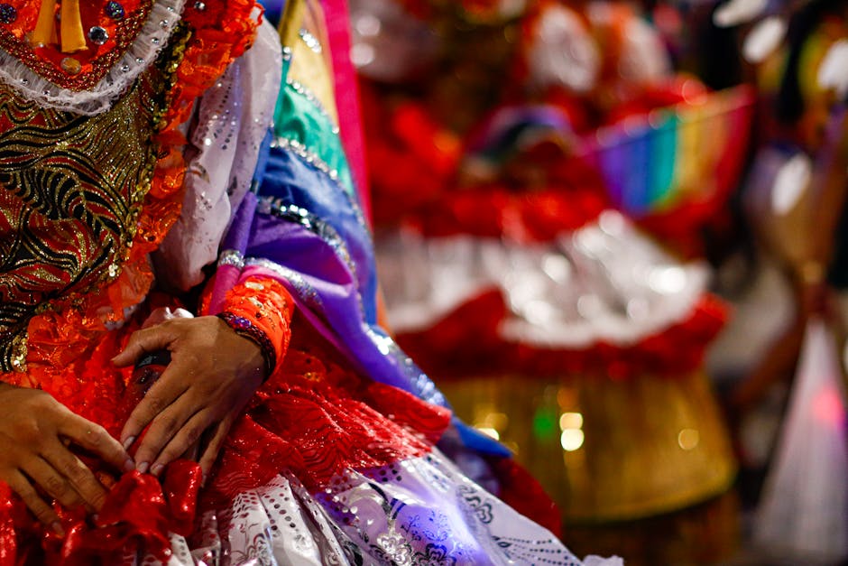 Bumba Meu Boi dancers inside Brazil
