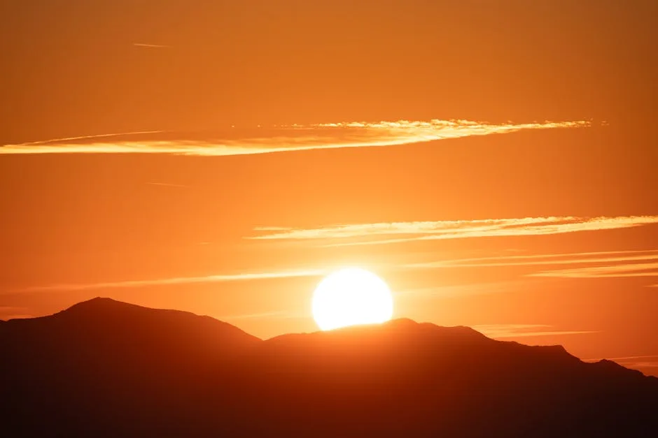 sunrise over rocky mountain ridge inside Brazil