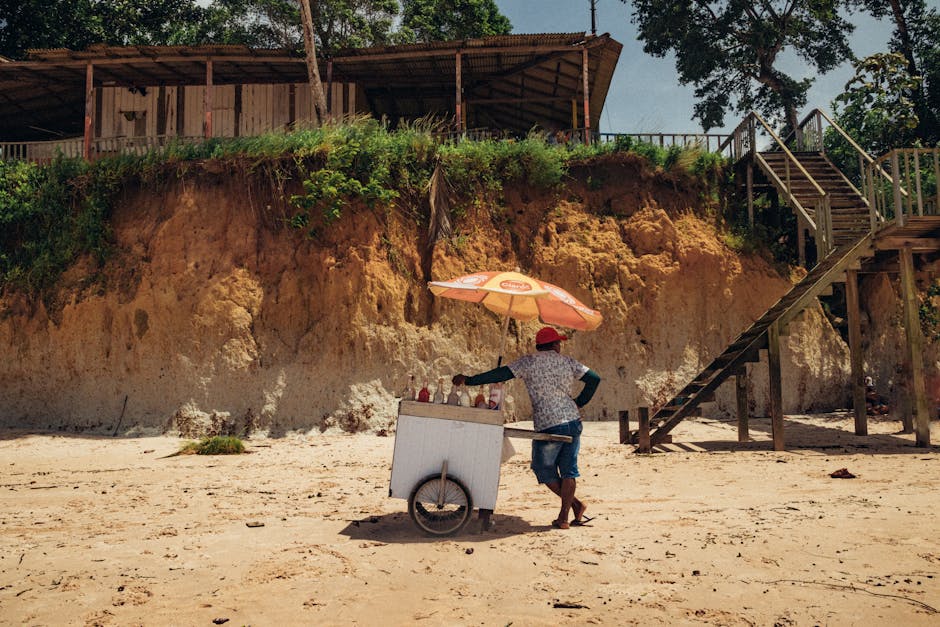 traveler paying street vendor Brazil only Brazil