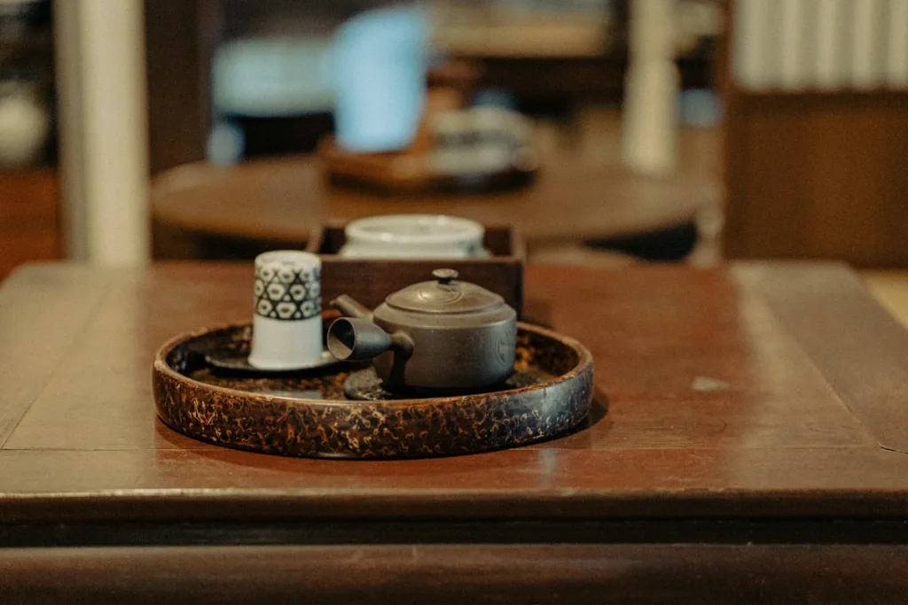 steaming mugs on wooden table only in Brazil