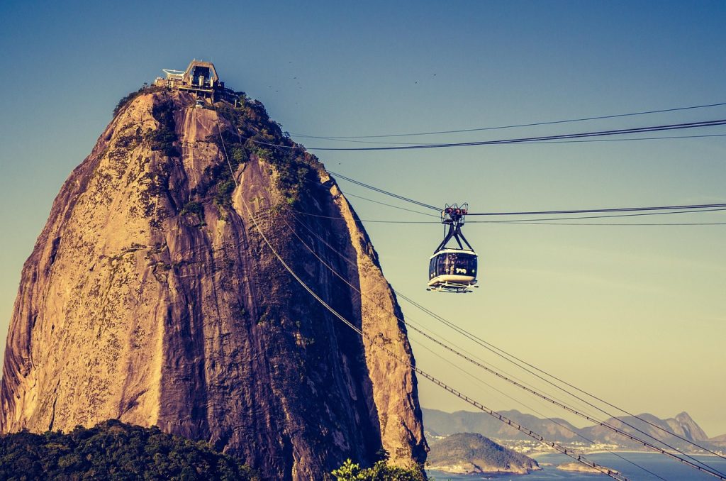 sugarloaf mountain aerial view bay