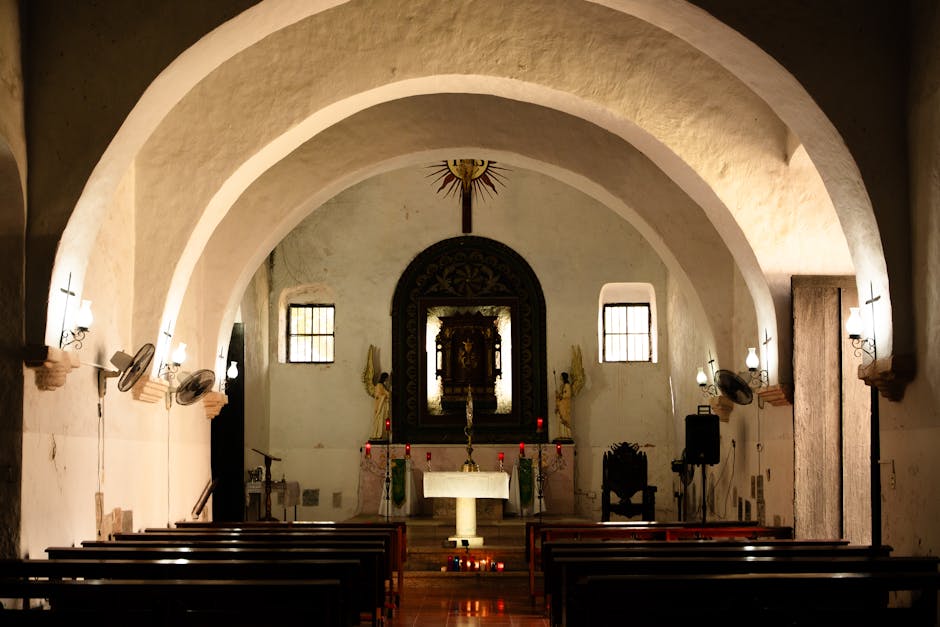 ornate colonial church interior in Brazil