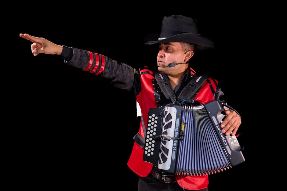 accordion player with zabumba in Brazil