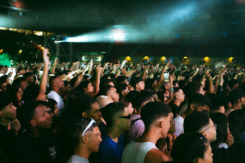 crowded northeastern festival stage brazil