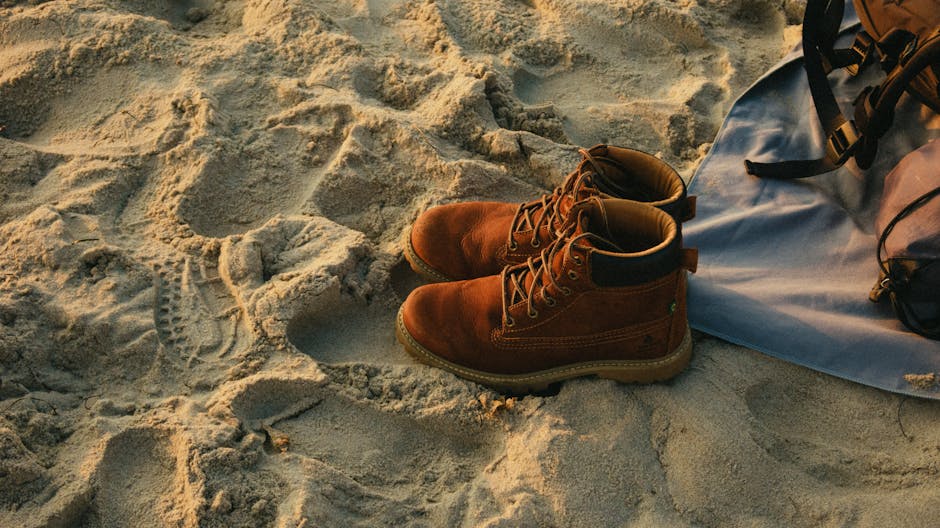 packing sandals and hiking boots in Brazil