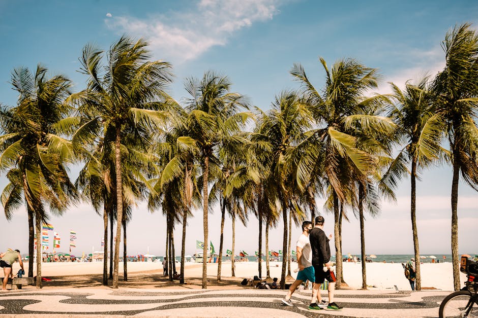 traveler practicing portuguese conversation brazil