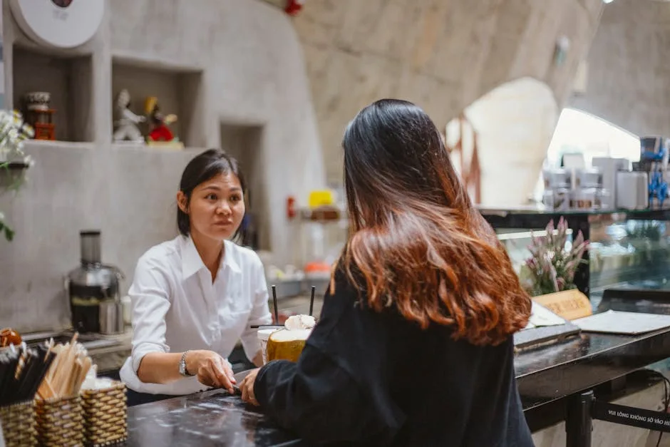 traveler ordering caipirinha bar in Brazil