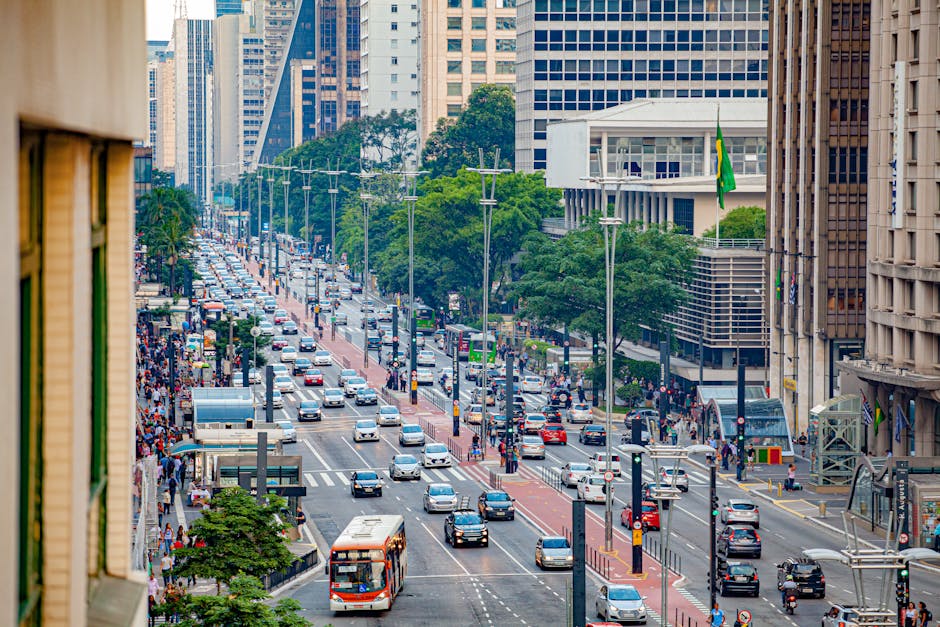 crowd marching avenida paulista rainbow