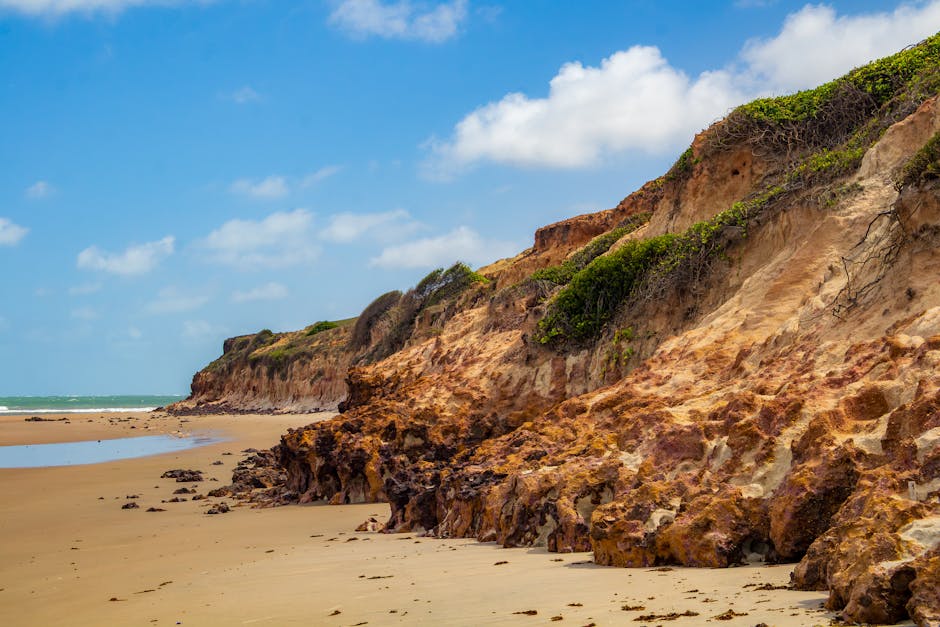 beach access mat to shoreline in Brazil