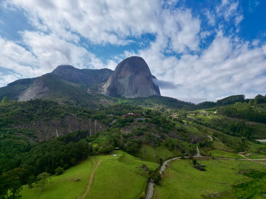 Pedra Azul rock Domingos Martins Brazil in Brazil