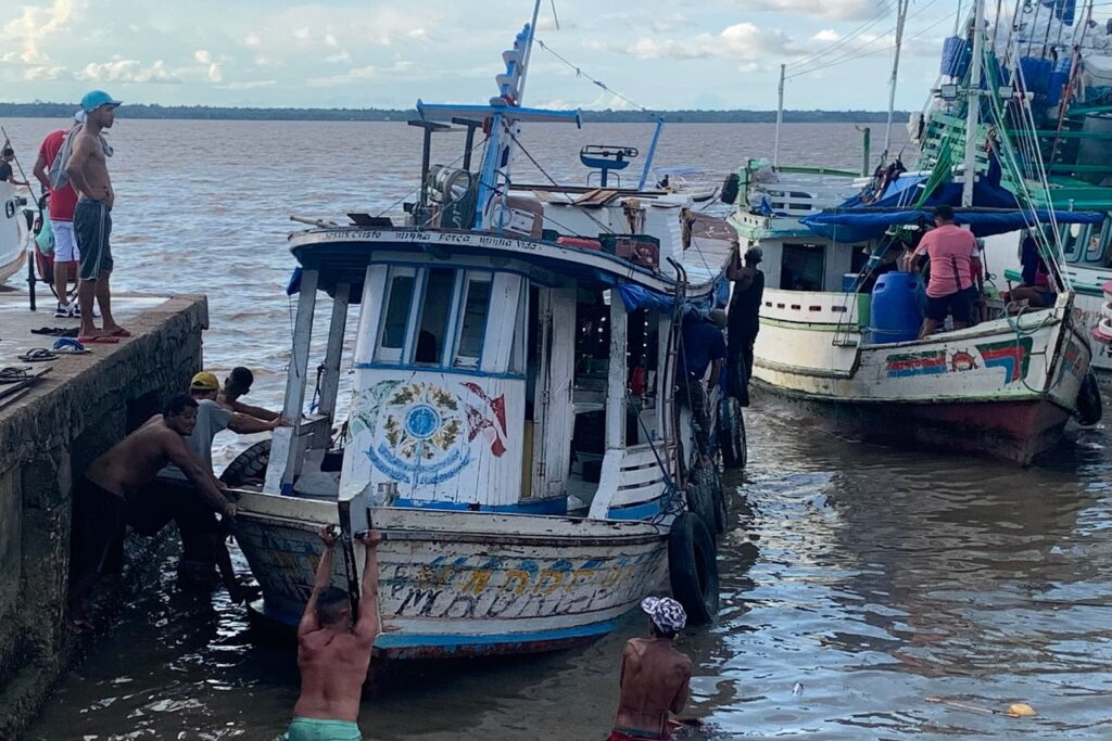 boats near Ver-o-Peso market in Brazil